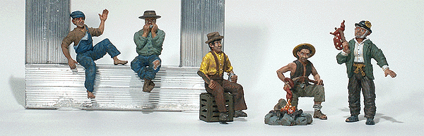 Scenic Accents(R) Figurines -- Hobos pkg(6)