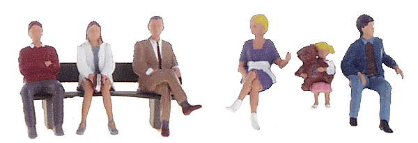 Bus Stop People - Scenic Accents(R) -- pkg(6)-1