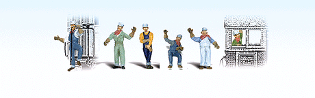 Scenice Accents(R) Figurines -- Engineers pkg(6)