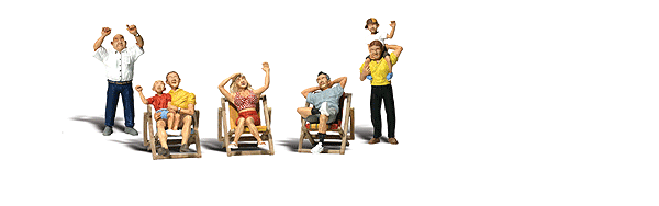 Spectators & Chairs - Scenic Accents(R) -- pkg(7)
