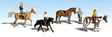 Scenic Accents(R) -- Horseback Riders pkg(4)