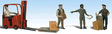 Scenic Accents(R) -- Workers with Forklift pkg(4)