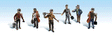 Scenic Accents(R) Figurines -- Miners pkg(6)