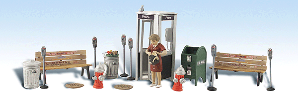 Scenic Accents(R) -- Street Accessories pkg(18)