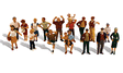 Scenic Accents(R) Figures -- Pedestrians pkg(16)