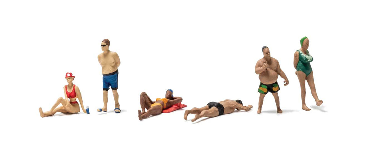 Beach Goers - Scenic Accents(R) -- pkg(4)-1