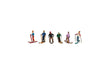 Scenic Accents(R) -- Snow Skiers pkg(6)-1