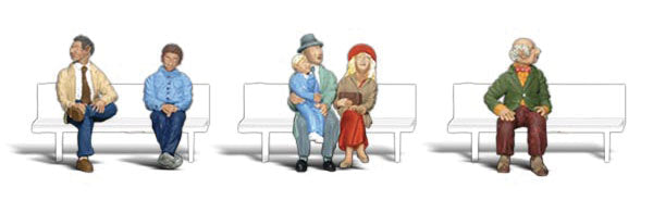 Architectural Models(R) Seated People -- 1/16"