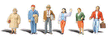Architectural Models(R) Standing People -- 1/8"