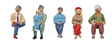Architectural Models(R) Seated People -- 1/4"