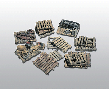 Scenic Details(R) (Unpainted Metal Castings) -- Assorted Skids
