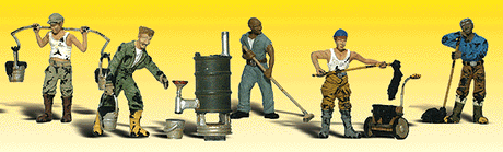 Scenic Accents(R) Figures -- Roofers pkg(6)
