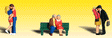 Scenic Accents(R) Figures -- Lovers pkg(6)