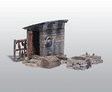 Scenic Details(R) Structure Kit -- Smokehouse - 2-1/2 x 1-3/8"  6.4 x 3.5cm