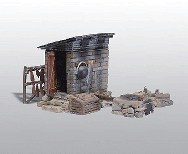 Scenic Details(R) Structure Kit -- Smokehouse - 2-1/2 x 1-3/8"  6.4 x 3.5cm