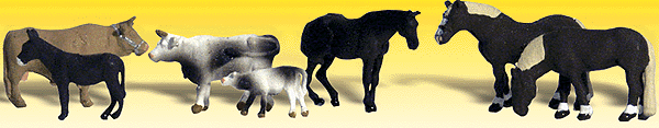 Assorted Farm Animals - Scenic Accents(R) -- pkg(7)