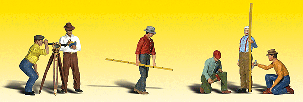 Scenic Accents(R) Figures -- Surveyors pkg(6)