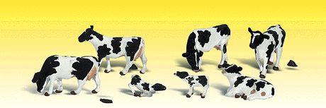 Scenic Accents(R) Animal Figures -- Holstein Cows pkg(11)