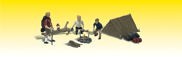 Scenic Accents(R) Figures -- Campers & Accessories pkg(8)