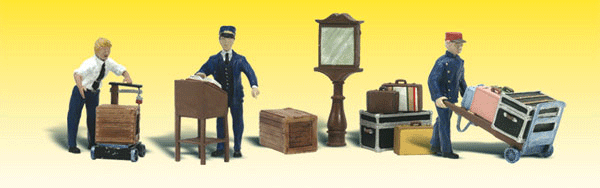 Scenic Accents(R) -- Depot Workers & Accessories pkg(3)