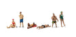 Scenic Accents(R) Figurines -- Beach Goers pkg(4)-1