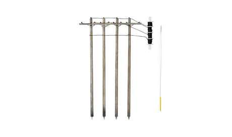 Pre-Wired Poles - Utility System -- Single Crossbar