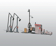 Diesel Fuel Facility - Scenic Details(R) -- Unpainted - Kit