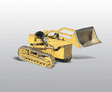 American Construction Equipment (Unpainted Metal Kit) -- Tracked Front End Loader