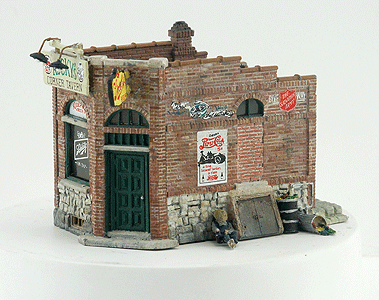Scenic Details(R) - Unpainted Metal Kit -- Rocky's Tavern - 3-1/8 x 2-1/4"  7.9 x 5.7cm