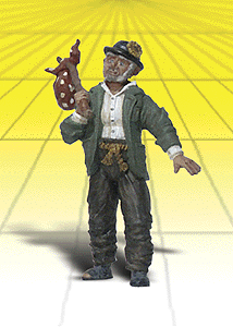 Scenic Accents(R) Figures -- Hobo w/Red Pouch