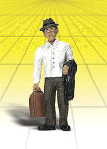 Scenic Accents(R) Figures -- Traveler w/Bag