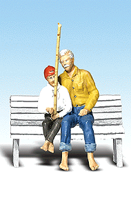 Scenic Accents(R) Figures -- Frank & Son Fishing