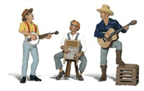Scenic Accents(R) Figures -- Pickin' and Grinnin'