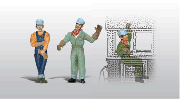 Scenic Accents(R) Figures -- Idling Engineers pkg(3)