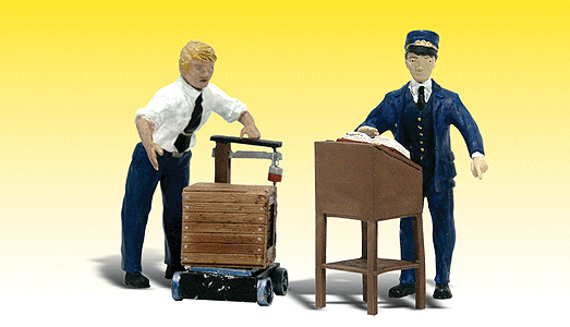 Scenic Accents(R) Figures -- Dedicated Depot Workers