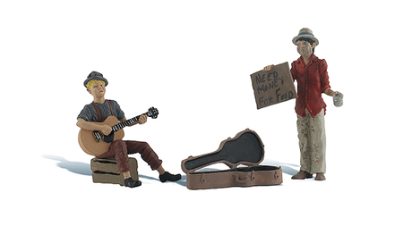 Scenic Accents(R) Figures -- Begging for Bucks pkg(2)