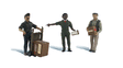 Scenic Accents(R) Figures -- Dock Crew - 2 Crew Members & 1 Crew Chief