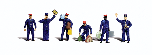 Scenic Accents(R) Figures -- Train Personnel pkg(6)