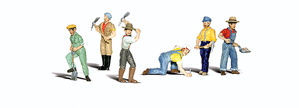 Scenic Accents(R) Figures -- Track Workers pkg(6)