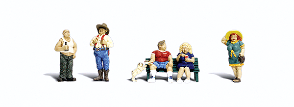 Scenic Accents(R) Figures -- Full-Figured Folks pkg(5)