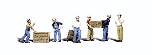 Scenic Accents(R) Figures -- Dock Workers pkg(6)