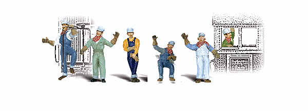 Scenic Accents(R) Figures -- Engineers pkg(6)