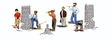Scenic Accents(R) Figures -- Lumberjacks pkg(6)