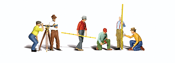 Scenic Accents(R) Figures -- Surveyors pkg(6)