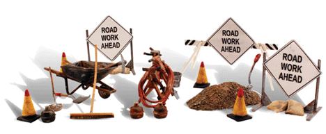 Scenic Accents(R) Figures -- Road Crew Detail