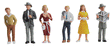 Scenic Accents(R) -- Pedestrians pkg(6)