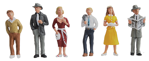 Scenic Accents(R) -- Pedestrians pkg(6)