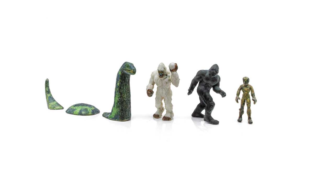 Find Me Figures Scenic Accents(R) -- Monster Figures pkg(4)