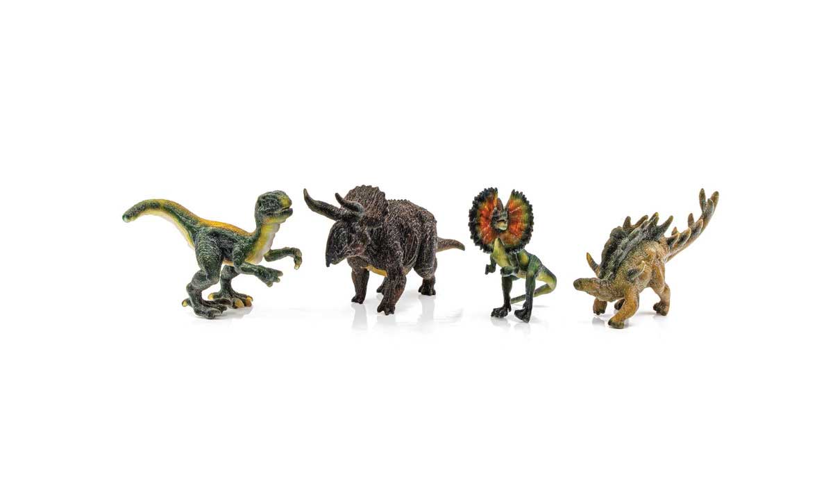 Find Me Figures Scenic Accents(R) -- Dinosaur Figures pkg(4)