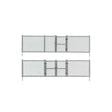 Chain Link Fence - Kit with Gates, Hinges & Planter Pins -- Total Scale Length: 192'  58.5m